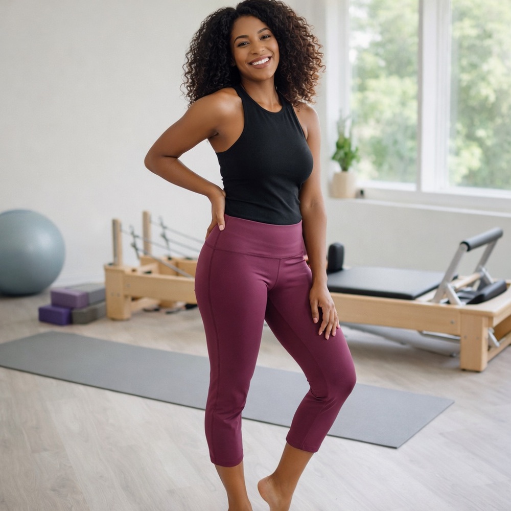 Fabletics Plum Leggings - Size L